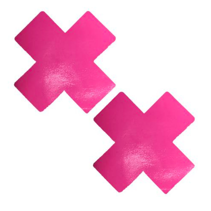 Neva Nude Strawberry Fruitella Wet Vinyl Pink X Factor Pasties-Pinkfoxxx