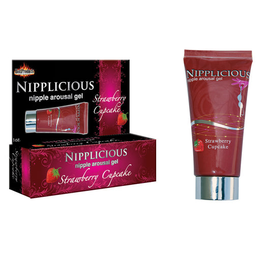 Nipplicious Strawberry 1oz Tube-Pinkfoxxx