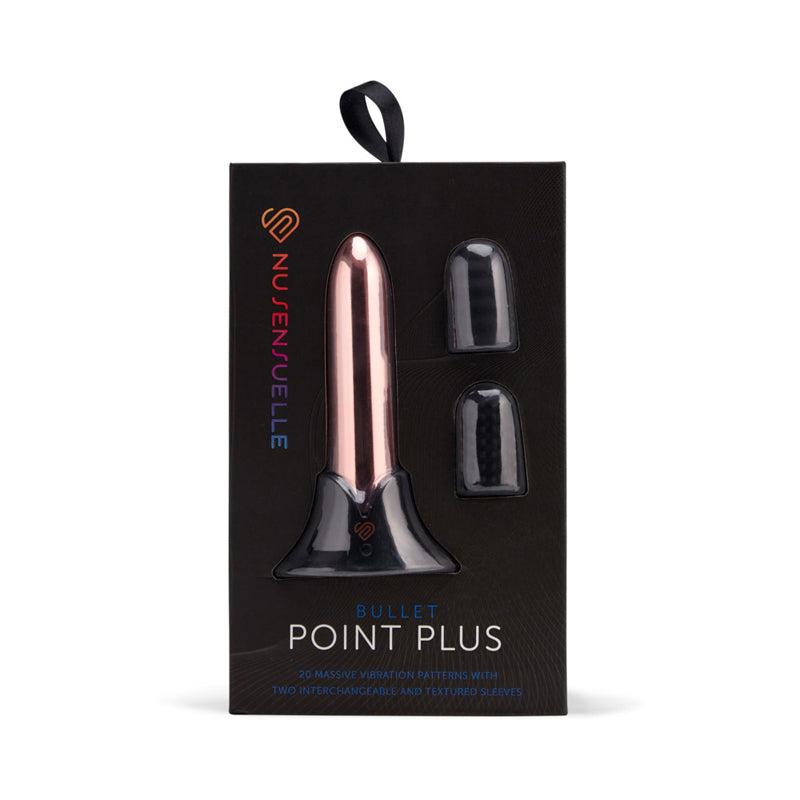 Nu Sensuelle Point Plus Bullet with Sleeves Rose Gold-Pinkfoxxx