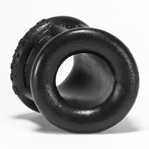 BENT-1 CURVED BALLSTRETCHER OXBALLS SILICONE SMOOSH BLK (NET) - OX10891BLK