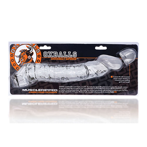 MUSCLE RIPPED COCKSHEATH CLEAR (NET) - OX3046CLR