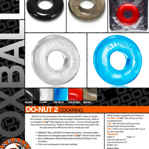 DO-NUT-2 COCKRING SMOKE (NET) - OXAJ10252SMK
