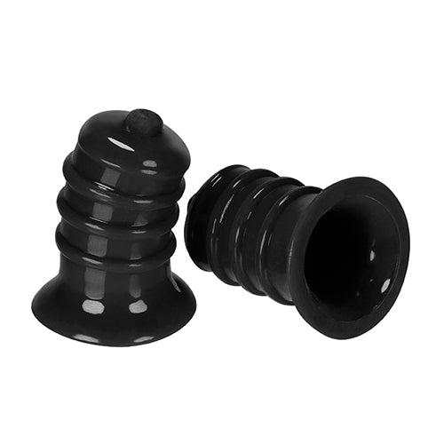 HUNKYJUNK ELONG NIPSUCKERS BLACK (NET) - OXHUJ111BLK