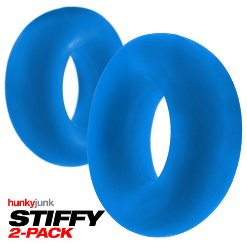STIFFY 2-PACK C-RINGS TEAL ICE (NET) - OXHUJ126TEALICE