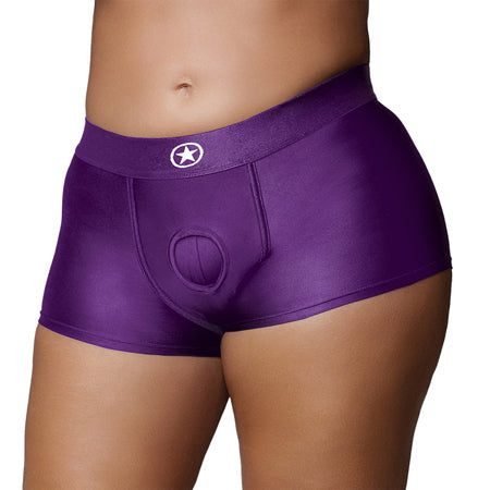 Ouch! Vibrating Strap-on Boxer-Pinkfoxxx