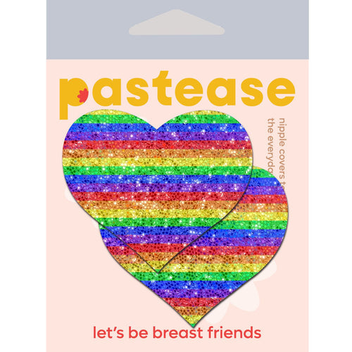 PASTEASE GLITTER RAINBOW HEART - PASHRTGLTRBW