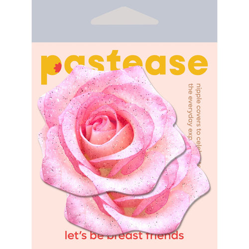 PASTEASE PINK GLITTER VELVET ROSE PINK - PASROSPK