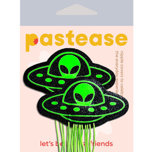 PASTEASE UFO ALIEN TASSELS GLOW IN THE DARK - PASUFOTAS