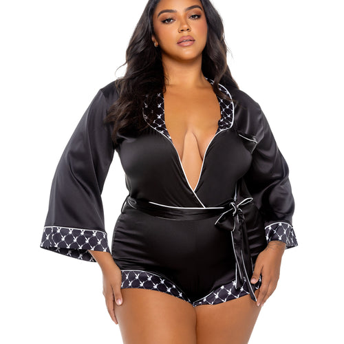 PBLI151 - Playboy Bunny Smoke Lounge Romper