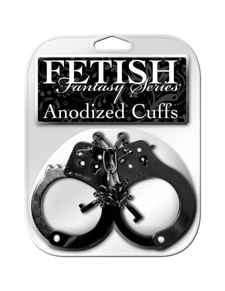 FETISH FANTASY ANODIZED CUFFS BLACK - PD381623