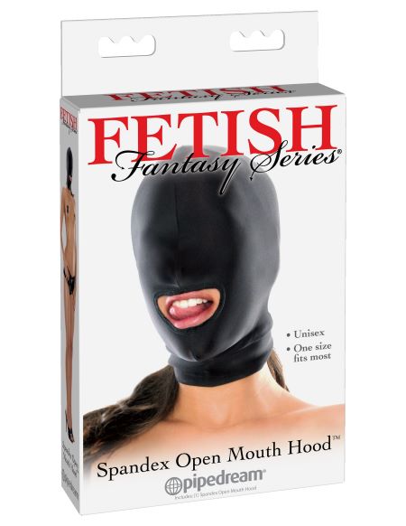 FETISH FANTASY SPANDEX OPEN MOUTH HOOD - PD385502