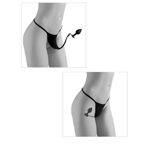 (D) HOOKUP PANTIES CROTCHLESS SECRET GEM XL-XXL - PD482623