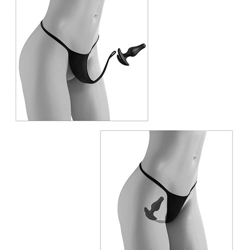 (D) HOOKUP PANTIES TRIPLE TEAS XL-XXL - PD483023