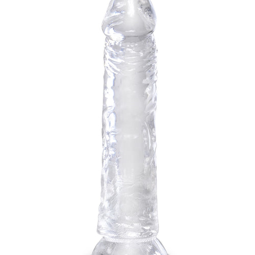 KING COCK CLEAR 8 IN COCK W/O BALLS - PD575720