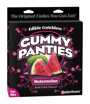 EDIBLE CROTCHLESS GUMMY PANTIES WATERMELON - PD750768