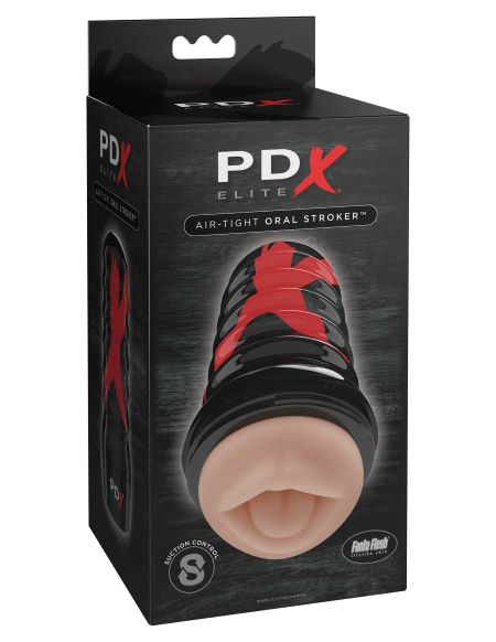 PDX ELITE AIR TIGHT ORAL STROKER - PDRD504