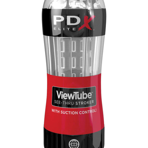 PDX ELITE VIEWTUBE SEE-THRU STROKER DISPLAY 12CT - PDRD54299