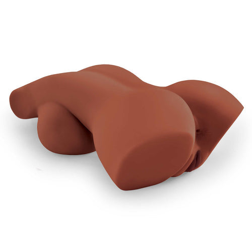 PDX PLUS PERFECT 10 TORSO MASTURBATOR BROWN - PDRD61429
