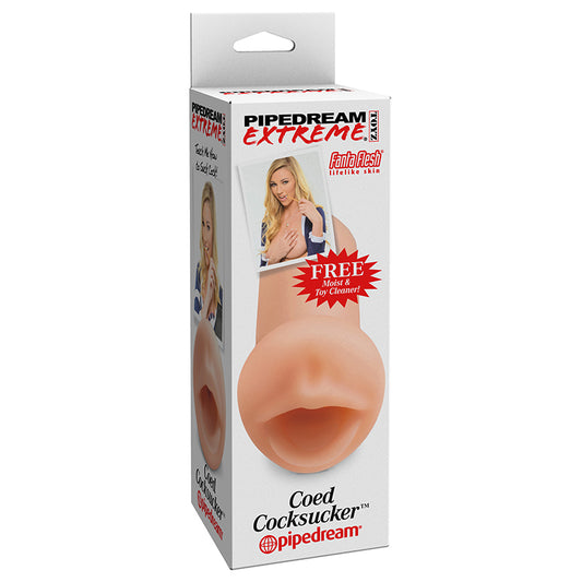 PDX Coed Cocksucker Oral Stroker Beige-Pinkfoxxx