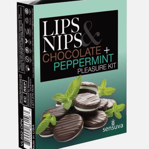 LIPS & NIPS PLEASURE KIT CHOCOLATE & PEPPERMINT - ONVL892OPK