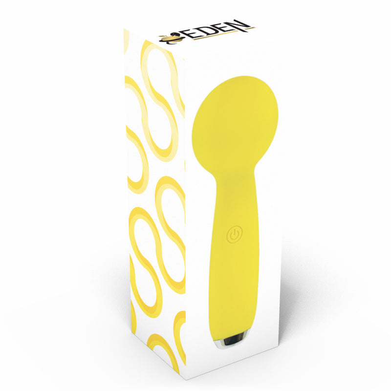 PETITES LIL EXCLAIM MINI WAND VIBRATOR YELLOW - FRPET009028