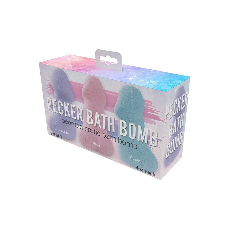 Pecker Bath Bomb - 3Pk. Jasmine Scented-Pinkfoxxx