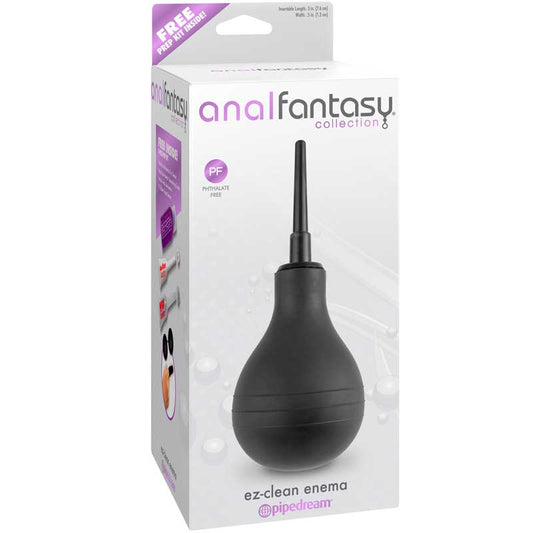 Pipedream Anal Fantasy Collection EZ-Clean Enema Black-Pinkfoxxx