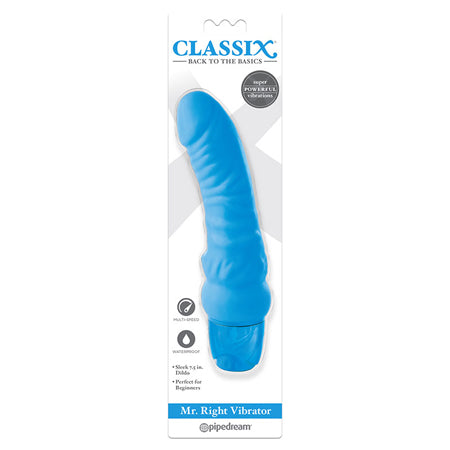 Pipedream Classix Mr. Right Vibrator Realistic 6.5 in. Vibrating Dildo-Pinkfoxxx