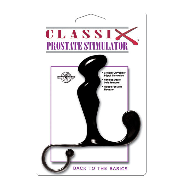 Pipedream Classix Prostate Stimulator Black-Pinkfoxxx
