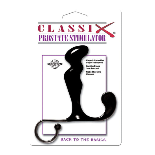 Pipedream Classix Prostate Stimulator Black-Pinkfoxxx