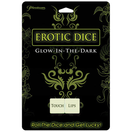 Pipedream Erotic Dice Glow In The Dark-Pinkfoxxx