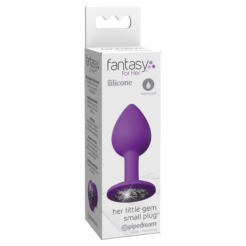 Pipedream Fantasy For Her Silicone Her Little Gem Plug Purple-Pinkfoxxx