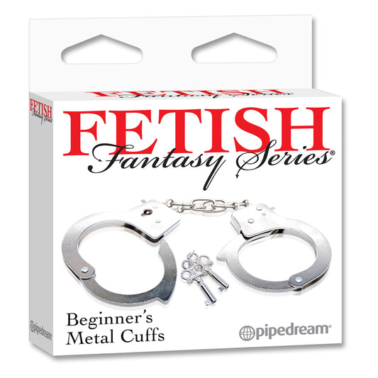 Pipedream Fetish Fantasy Series Beginner's Metal Cuffs-Pinkfoxxx