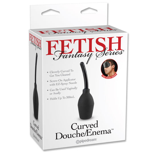 Pipedream Fetish Fantasy Series Curved Douche/Enema Black-Pinkfoxxx