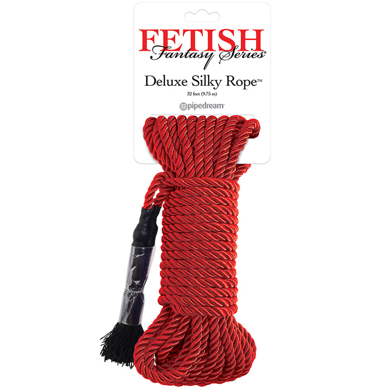Pipedream Fetish Fantasy Series Deluxe Silk Rope 9.75 m / 32 ft.-Pinkfoxxx