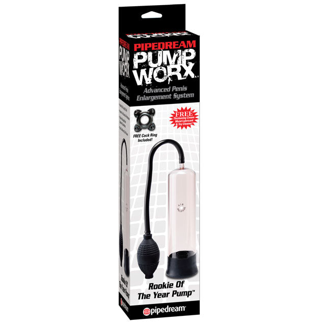 Pipedream Pump Worx Rookie of the Year Pump Clear/Black-Pinkfoxxx
