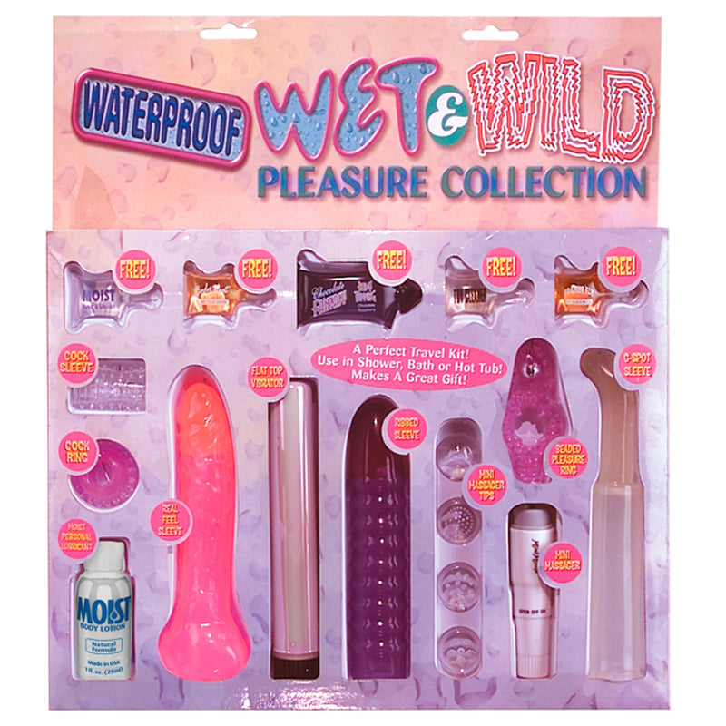 Pipedream Waterproof Wet & Wild Pleasure Collection 13-Piece Set-Pinkfoxxx