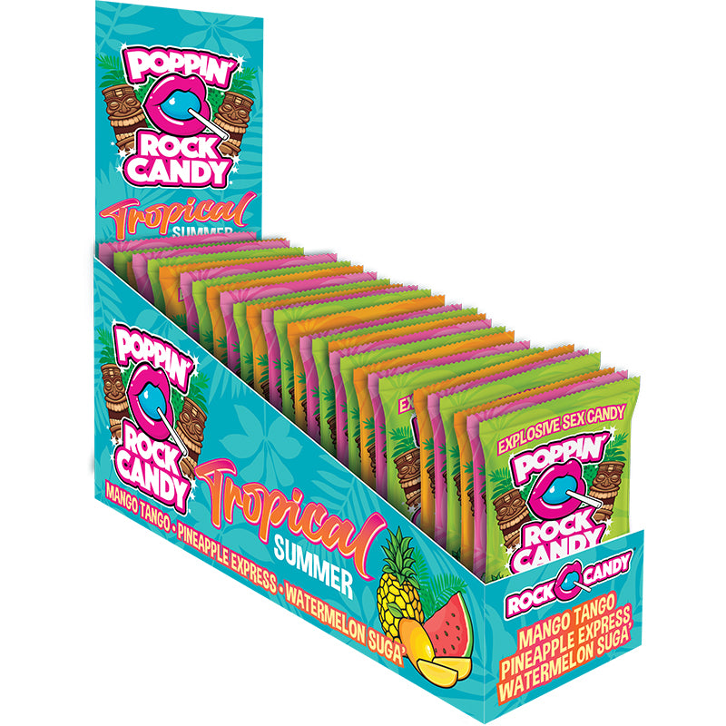 Poppin Rock Candy Tropical 36pc Display-Pinkfoxxx