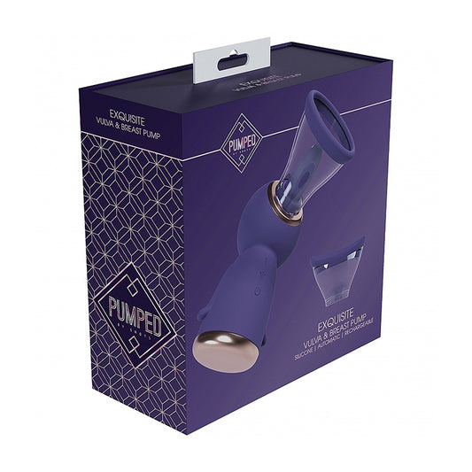 Pumped Exquisite Automatic Rechargeable Vulva & Breast Pump-Pinkfoxxx