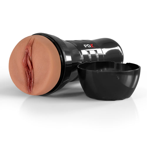 PDX EXTREME WET PUSSIES SUPER JUICY SNATCH XXL - BROWN - PDRD42629