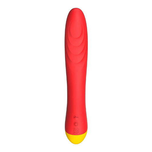 ROMP Hype Rechargeable Silicone G-Spot Vibrator Red-Pinkfoxxx