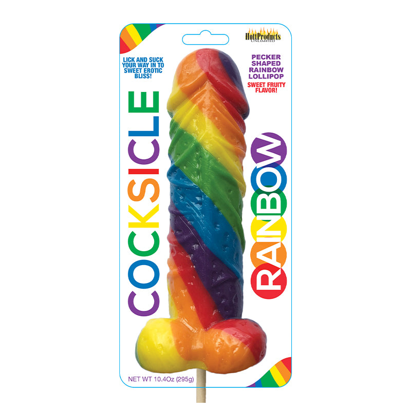 Rainbow Cocksicle Pecker Pop-Pinkfoxxx