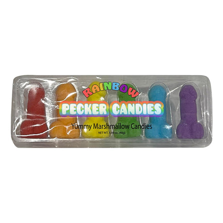 Rainbow Penis Marshmallow Candies-Pinkfoxxx