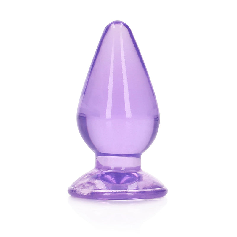 RealRock Crystal Clear Anal Plug-Pinkfoxxx