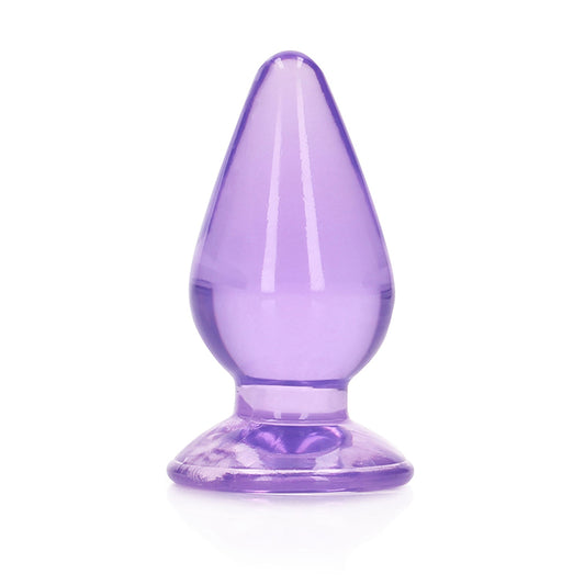 RealRock Crystal Clear Anal Plug-Pinkfoxxx