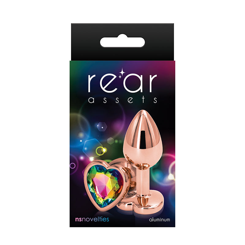 Rear Assets Rose Gold Heart Plug-Pinkfoxxx