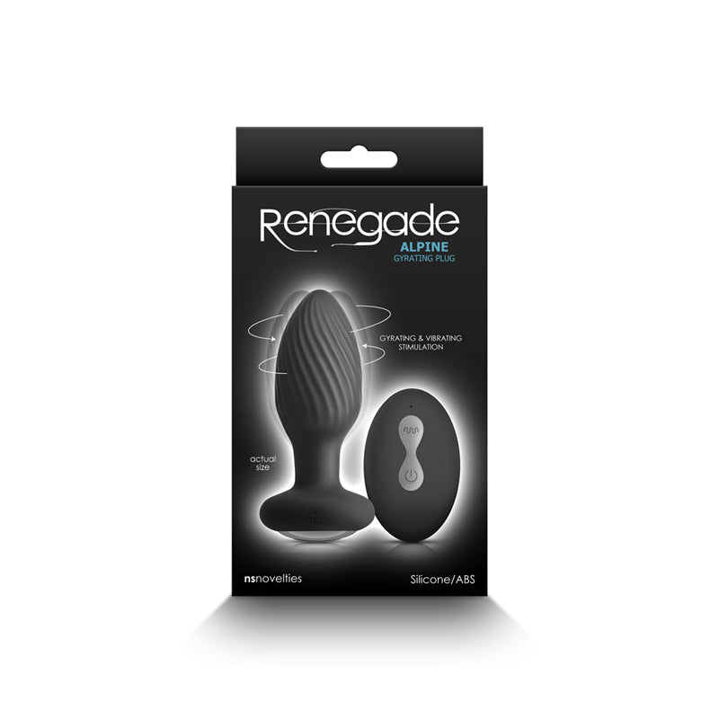 Renegade Alpine Gyrating Plug Black-Pinkfoxxx
