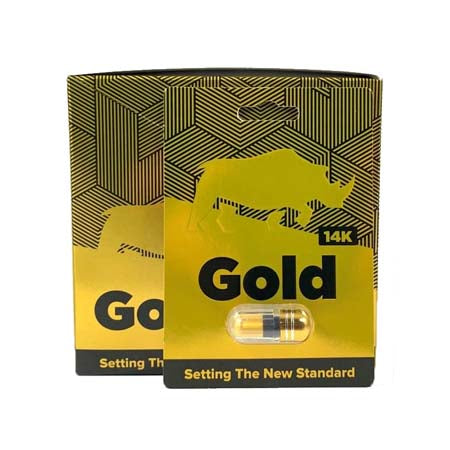 Rhino 14K Gold 24/Dp pill-Pinkfoxxx