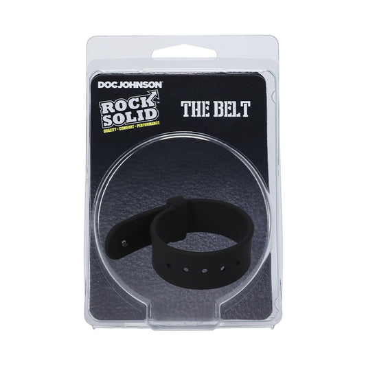 Rock Solid The Belt (Adjustable) Silicone C-Ring Black-Pinkfoxxx