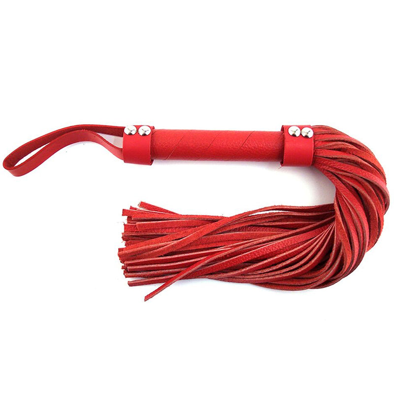 Rouge H-Style Leather Flogger-Pinkfoxxx